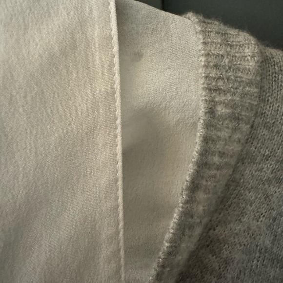 Veronica Beard Brami Mixed Media Layered Look Wool & Cashmere Sweater - Picture 8 of 12